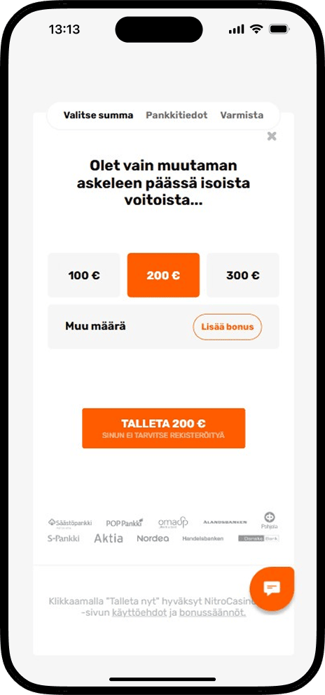 Nitro Casino Rekisteröidy